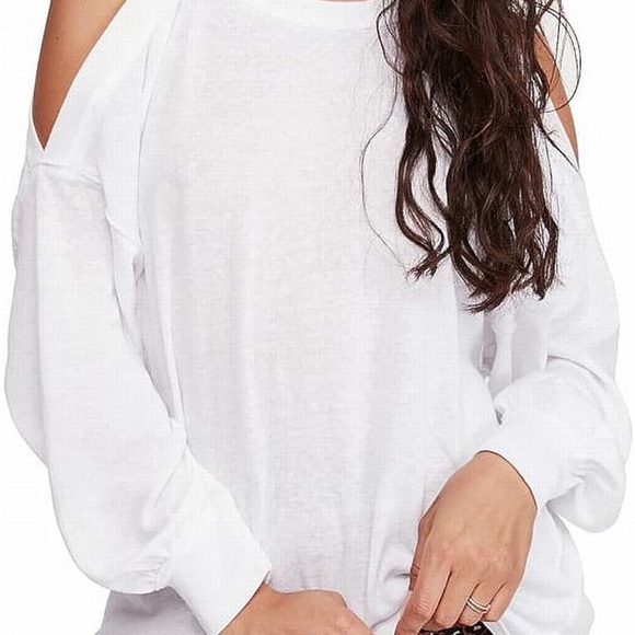 We The Free Tops - We The Free- Chill Out Long Sleeve with Cold Shoulder